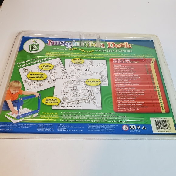 New Leap Frog Imagination Desk Reading Games Lesson #3 Sealed Leapfrog learn - Picture 2 of 2